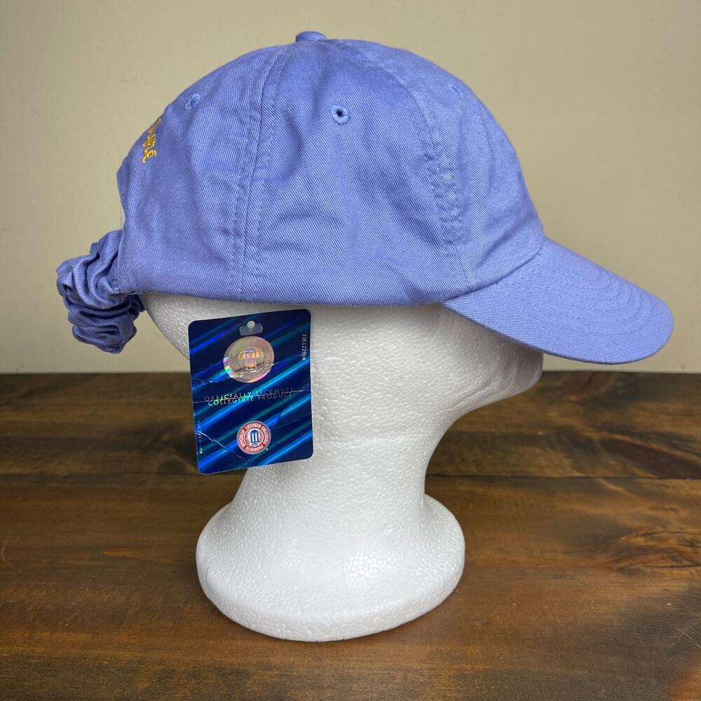 NEW The Original Scrunchie Hat by Adams Purple LSU Tigers Eye Fleur de Lis - Picture 7 of 10